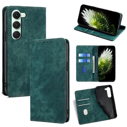 RFID Anti-theft Brush Magnetic Leather Phone Case, For Tecno Pova Curve 2 5G, For Tecno Camon 50 Pro 4G, For Tecno Camon 50 4G, For Tecno Pova Slim 5G / Spark Slim 4G, For Tecno Pova 7 Pro, For Tecno Pova 7 5G, For Tecno Spark 40 Pro+ 4G               ...
