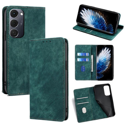 RFID Anti-theft Brush Magnetic Leather Phone Case, For Tecno Pova Curve 2 5G, For Tecno Camon 50 Pro 4G, For Tecno Camon 50 4G, For Tecno Pova Slim 5G / Spark Slim 4G, For Tecno Pova 7 Pro, For Tecno Pova 7 5G, For Tecno Spark 40 Pro+ 4G               ...