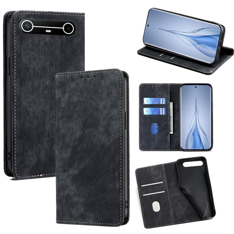 RFID Anti-theft Brush Magnetic Leather Phone Case, For Tecno Pova Curve 2 5G, For Tecno Camon 50 Pro 4G, For Tecno Camon 50 4G, For Tecno Pova Slim 5G / Spark Slim 4G, For Tecno Pova 7 Pro, For Tecno Pova 7 5G, For Tecno Spark 40 Pro+ 4G               ...