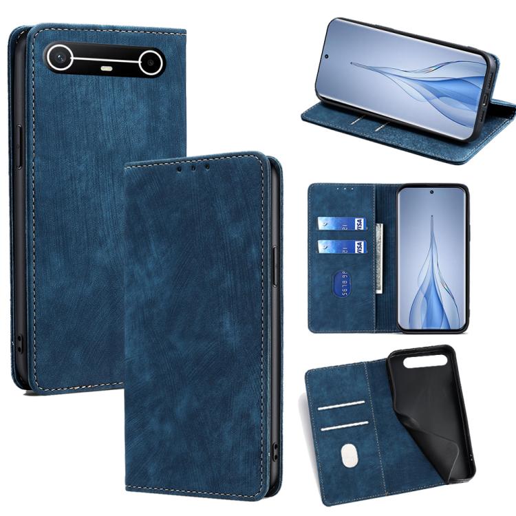 RFID Anti-theft Brush Magnetic Leather Phone Case, For Tecno Pova Curve 2 5G, For Tecno Camon 50 Pro 4G, For Tecno Camon 50 4G, For Tecno Pova Slim 5G / Spark Slim 4G, For Tecno Pova 7 Pro, For Tecno Pova 7 5G, For Tecno Spark 40 Pro+ 4G               ...