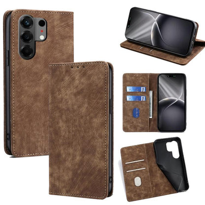 RFID Anti-theft Brush Magnetic Leather Phone Case, For Tecno Pova Curve 2 5G, For Tecno Camon 50 Pro 4G, For Tecno Camon 50 4G, For Tecno Pova Slim 5G / Spark Slim 4G, For Tecno Pova 7 Pro, For Tecno Pova 7 5G, For Tecno Spark 40 Pro+ 4G               ...
