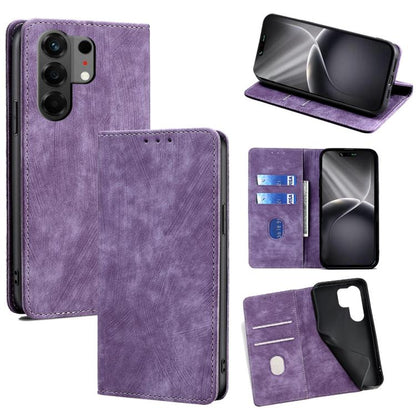 RFID Anti-theft Brush Magnetic Leather Phone Case, For Tecno Pova Curve 2 5G, For Tecno Camon 50 Pro 4G, For Tecno Camon 50 4G, For Tecno Pova Slim 5G / Spark Slim 4G, For Tecno Pova 7 Pro, For Tecno Pova 7 5G, For Tecno Spark 40 Pro+ 4G               ...