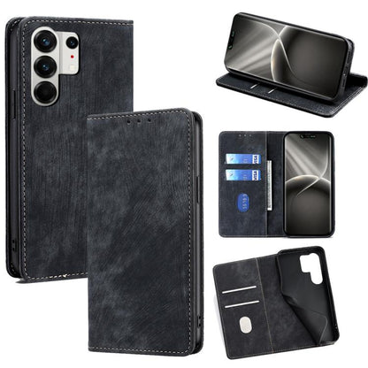 RFID Anti-theft Brush Magnetic Leather Phone Case, For Tecno Pova Curve 2 5G, For Tecno Camon 50 Pro 4G, For Tecno Camon 50 4G, For Tecno Pova Slim 5G / Spark Slim 4G, For Tecno Pova 7 Pro, For Tecno Pova 7 5G, For Tecno Spark 40 Pro+ 4G               ...