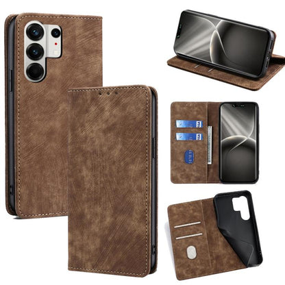 RFID Anti-theft Brush Magnetic Leather Phone Case, For Tecno Pova Curve 2 5G, For Tecno Camon 50 Pro 4G, For Tecno Camon 50 4G, For Tecno Pova Slim 5G / Spark Slim 4G, For Tecno Pova 7 Pro, For Tecno Pova 7 5G, For Tecno Spark 40 Pro+ 4G               ...