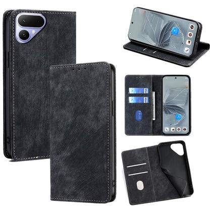 RFID Anti-theft Brush Magnetic Leather Phone Case, For Tecno Pova Curve 2 5G, For Tecno Camon 50 Pro 4G, For Tecno Camon 50 4G, For Tecno Pova Slim 5G / Spark Slim 4G, For Tecno Pova 7 Pro, For Tecno Pova 7 5G, For Tecno Spark 40 Pro+ 4G               ...