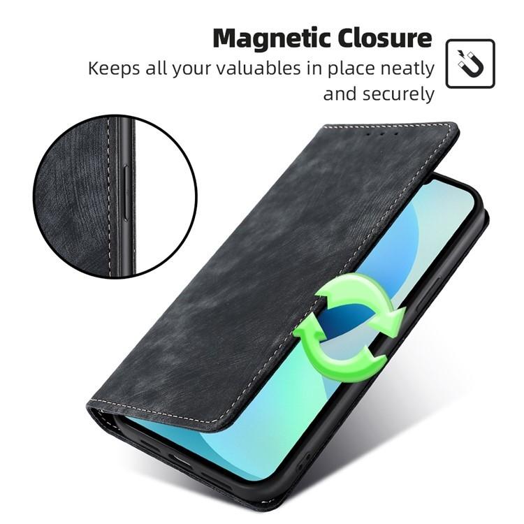 RFID Anti-theft Brush Magnetic Leather Phone Case, For Tecno Pova Curve 2 5G, For Tecno Camon 50 Pro 4G, For Tecno Camon 50 4G, For Tecno Pova Slim 5G / Spark Slim 4G, For Tecno Pova 7 Pro, For Tecno Pova 7 5G, For Tecno Spark 40 Pro+ 4G               ...