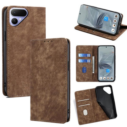 RFID Anti-theft Brush Magnetic Leather Phone Case, For Tecno Pova Curve 2 5G, For Tecno Camon 50 Pro 4G, For Tecno Camon 50 4G, For Tecno Pova Slim 5G / Spark Slim 4G, For Tecno Pova 7 Pro, For Tecno Pova 7 5G, For Tecno Spark 40 Pro+ 4G               ...