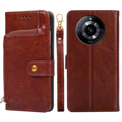 Zipper Bag Leather Phone Case, For Realme GT5 Pro 5G, For Realme 11 5G, For Realme 11 Pro / 11 Pro+ 5G, For Realme C65 4G