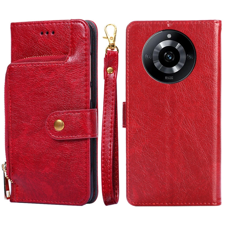 Zipper Bag Leather Phone Case, For Realme GT5 Pro 5G, For Realme 11 5G, For Realme 11 Pro / 11 Pro+ 5G, For Realme C65 4G