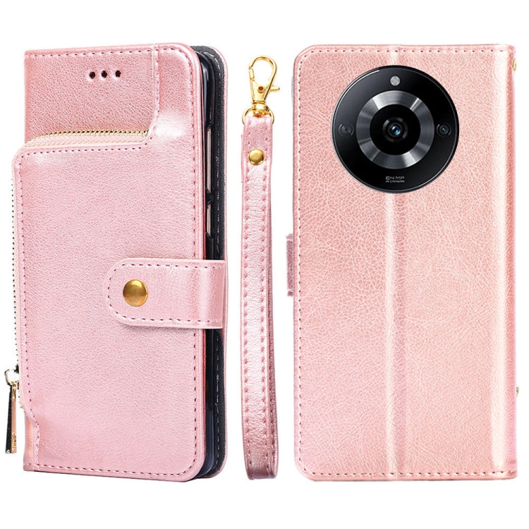 Zipper Bag Leather Phone Case, For Realme GT5 Pro 5G, For Realme 11 5G, For Realme 11 Pro / 11 Pro+ 5G, For Realme C65 4G