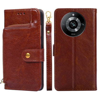 Zipper Bag Leather Phone Case, For Realme GT5 Pro 5G, For Realme 11 5G, For Realme 11 Pro / 11 Pro+ 5G, For Realme C65 4G