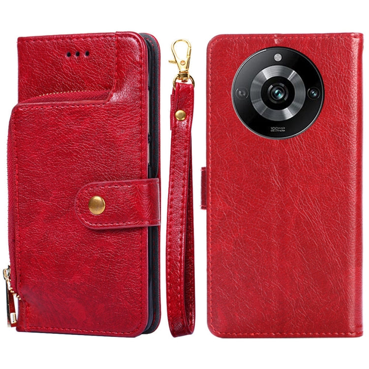 Zipper Bag Leather Phone Case, For Realme GT5 Pro 5G, For Realme 11 5G, For Realme 11 Pro / 11 Pro+ 5G, For Realme C65 4G