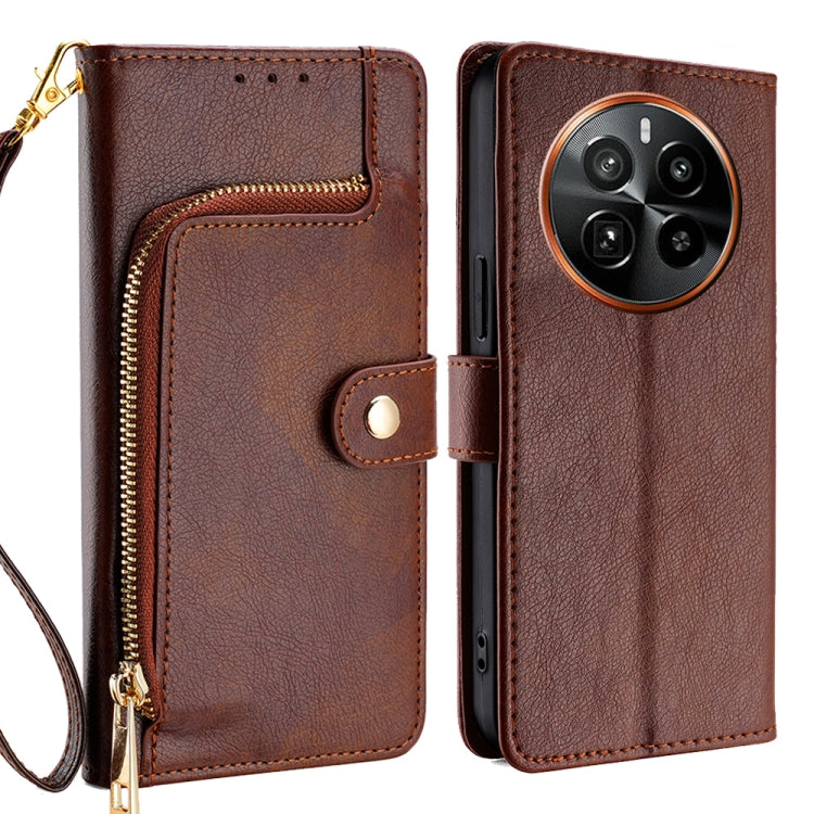 Zipper Bag Leather Phone Case, For Realme GT5 Pro 5G, For Realme 11 5G, For Realme 11 Pro / 11 Pro+ 5G, For Realme C65 4G