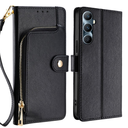 Zipper Bag Leather Phone Case, For Realme GT5 Pro 5G, For Realme 11 5G, For Realme 11 Pro / 11 Pro+ 5G, For Realme C65 4G