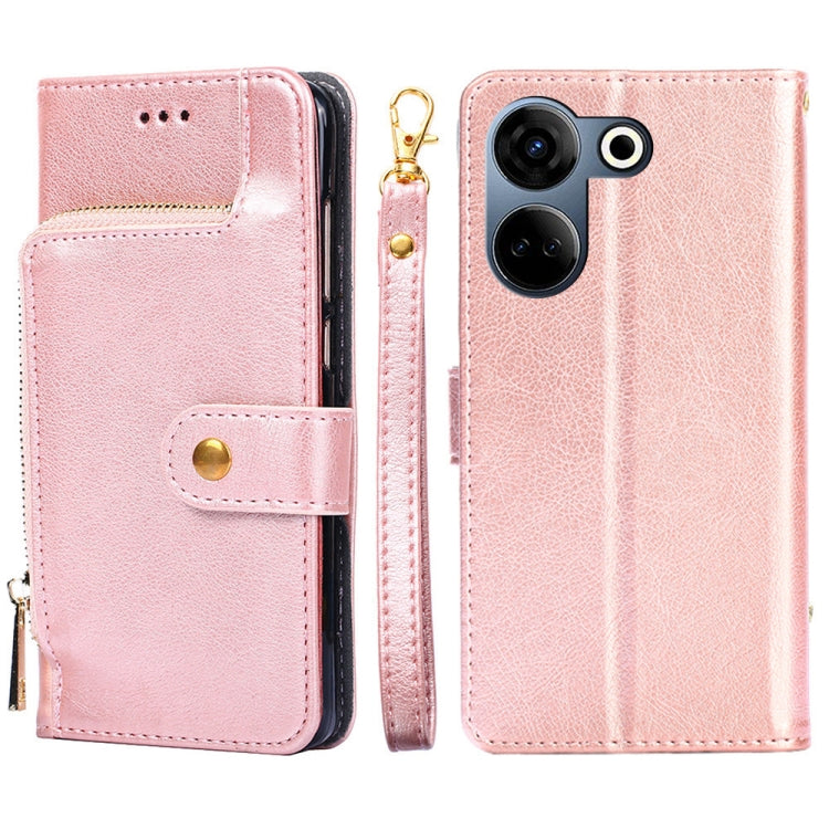 Zipper Bag Leather Phone Case, For Tecno Pova Curve 2 5G, For Tecno Camon 50 Pro 4G, For Tecno Camon 50 4G, For Tecno Pova Slim 5G / Spark Slim 4G, For Tecno Pova 7 Pro, For Tecno Pova 7 5G, For Tecno Spark 40 Pro+ 4G, For Tecno Spark 40 Pro 4G        ...