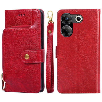 Zipper Bag Leather Phone Case, For Tecno Pova Curve 2 5G, For Tecno Camon 50 Pro 4G, For Tecno Camon 50 4G, For Tecno Pova Slim 5G / Spark Slim 4G, For Tecno Pova 7 Pro, For Tecno Pova 7 5G, For Tecno Spark 40 Pro+ 4G, For Tecno Spark 40 Pro 4G        ...