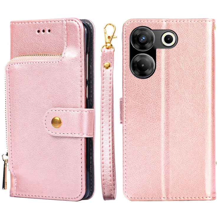 Zipper Bag Leather Phone Case, For Tecno Pova Curve 2 5G, For Tecno Camon 50 Pro 4G, For Tecno Camon 50 4G, For Tecno Pova Slim 5G / Spark Slim 4G, For Tecno Pova 7 Pro, For Tecno Pova 7 5G, For Tecno Spark 40 Pro+ 4G, For Tecno Spark 40 Pro 4G        ...