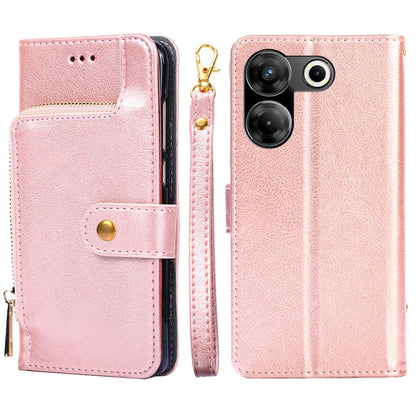 Zipper Bag Leather Phone Case, For Tecno Pova Curve 2 5G, For Tecno Camon 50 Pro 4G, For Tecno Camon 50 4G, For Tecno Pova Slim 5G / Spark Slim 4G, For Tecno Pova 7 Pro, For Tecno Pova 7 5G, For Tecno Spark 40 Pro+ 4G, For Tecno Spark 40 Pro 4G        ...