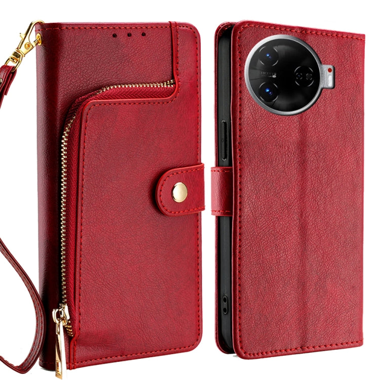 Zipper Bag Leather Phone Case, For Tecno Pova Curve 2 5G, For Tecno Camon 50 Pro 4G, For Tecno Camon 50 4G, For Tecno Pova Slim 5G / Spark Slim 4G, For Tecno Pova 7 Pro, For Tecno Pova 7 5G, For Tecno Spark 40 Pro+ 4G, For Tecno Spark 40 Pro 4G        ...