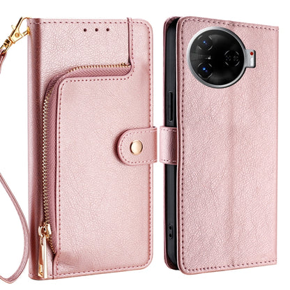 Zipper Bag Leather Phone Case, For Tecno Pova Curve 2 5G, For Tecno Camon 50 Pro 4G, For Tecno Camon 50 4G, For Tecno Pova Slim 5G / Spark Slim 4G, For Tecno Pova 7 Pro, For Tecno Pova 7 5G, For Tecno Spark 40 Pro+ 4G, For Tecno Spark 40 Pro 4G        ...