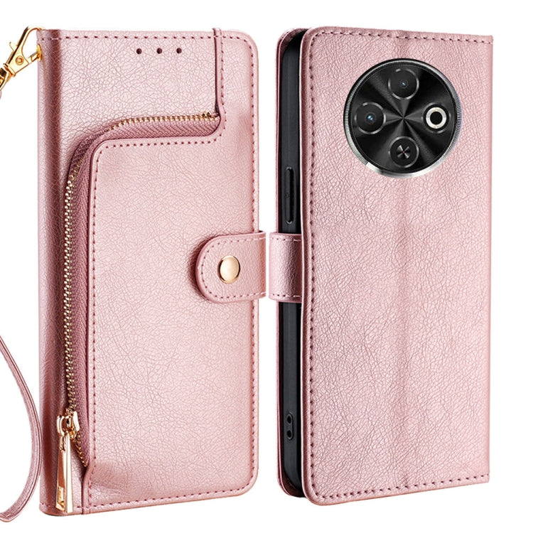 Zipper Bag Leather Phone Case, For Tecno Pova Curve 2 5G, For Tecno Camon 50 Pro 4G, For Tecno Camon 50 4G, For Tecno Pova Slim 5G / Spark Slim 4G, For Tecno Pova 7 Pro, For Tecno Pova 7 5G, For Tecno Spark 40 Pro+ 4G, For Tecno Spark 40 Pro 4G        ...