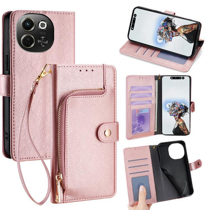 Zipper Bag Leather Phone Case, For Tecno Pova Curve 2 5G, For Tecno Camon 50 Pro 4G, For Tecno Camon 50 4G, For Tecno Pova Slim 5G / Spark Slim 4G, For Tecno Pova 7 Pro, For Tecno Pova 7 5G, For Tecno Spark 40 Pro+ 4G, For Tecno Spark 40 Pro 4G        ...