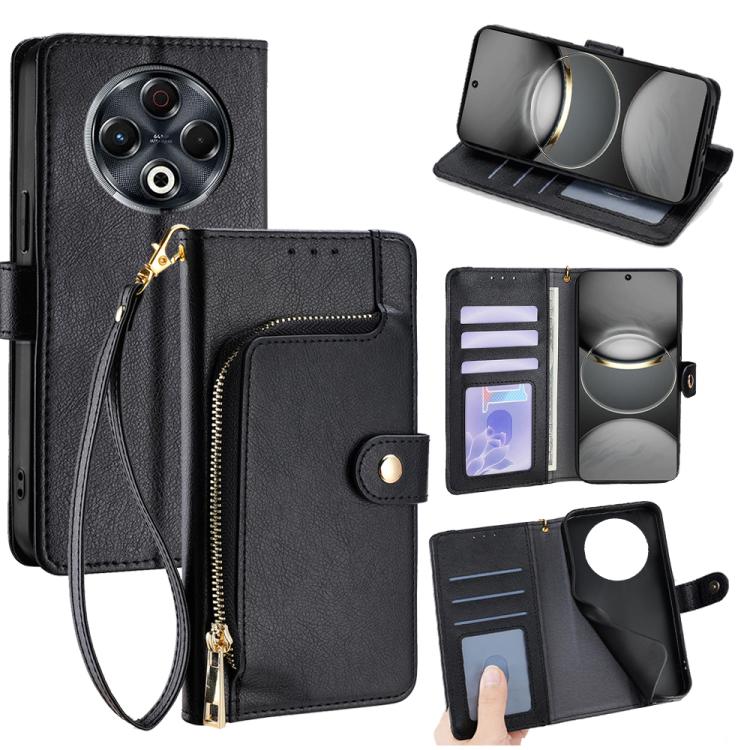 Zipper Bag Leather Phone Case, For Tecno Pova Curve 2 5G, For Tecno Camon 50 Pro 4G, For Tecno Camon 50 4G, For Tecno Pova Slim 5G / Spark Slim 4G, For Tecno Pova 7 Pro, For Tecno Pova 7 5G, For Tecno Spark 40 Pro+ 4G, For Tecno Spark 40 Pro 4G        ...