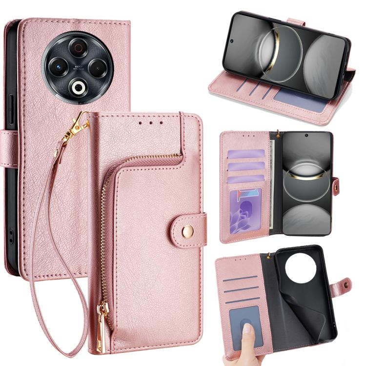 Zipper Bag Leather Phone Case, For Tecno Pova Curve 2 5G, For Tecno Camon 50 Pro 4G, For Tecno Camon 50 4G, For Tecno Pova Slim 5G / Spark Slim 4G, For Tecno Pova 7 Pro, For Tecno Pova 7 5G, For Tecno Spark 40 Pro+ 4G, For Tecno Spark 40 Pro 4G        ...