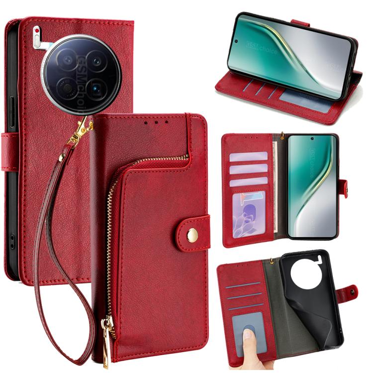 Zipper Bag Leather Phone Case, For Tecno Pova Curve 2 5G, For Tecno Camon 50 Pro 4G, For Tecno Camon 50 4G, For Tecno Pova Slim 5G / Spark Slim 4G, For Tecno Pova 7 Pro, For Tecno Pova 7 5G, For Tecno Spark 40 Pro+ 4G, For Tecno Spark 40 Pro 4G        ...