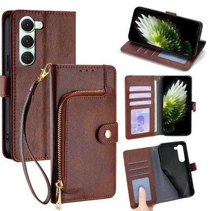 Zipper Bag Leather Phone Case, For Tecno Pova Curve 2 5G, For Tecno Camon 50 Pro 4G, For Tecno Camon 50 4G, For Tecno Pova Slim 5G / Spark Slim 4G, For Tecno Pova 7 Pro, For Tecno Pova 7 5G, For Tecno Spark 40 Pro+ 4G, For Tecno Spark 40 Pro 4G        ...