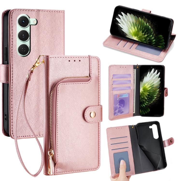 Zipper Bag Leather Phone Case, For Tecno Pova Curve 2 5G, For Tecno Camon 50 Pro 4G, For Tecno Camon 50 4G, For Tecno Pova Slim 5G / Spark Slim 4G, For Tecno Pova 7 Pro, For Tecno Pova 7 5G, For Tecno Spark 40 Pro+ 4G, For Tecno Spark 40 Pro 4G        ...