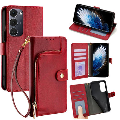 Zipper Bag Leather Phone Case, For Tecno Pova Curve 2 5G, For Tecno Camon 50 Pro 4G, For Tecno Camon 50 4G, For Tecno Pova Slim 5G / Spark Slim 4G, For Tecno Pova 7 Pro, For Tecno Pova 7 5G, For Tecno Spark 40 Pro+ 4G, For Tecno Spark 40 Pro 4G        ...