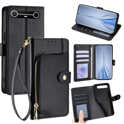 Zipper Bag Leather Phone Case, For Tecno Pova Curve 2 5G, For Tecno Camon 50 Pro 4G, For Tecno Camon 50 4G, For Tecno Pova Slim 5G / Spark Slim 4G, For Tecno Pova 7 Pro, For Tecno Pova 7 5G, For Tecno Spark 40 Pro+ 4G, For Tecno Spark 40 Pro 4G        ...