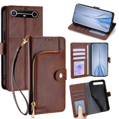 Zipper Bag Leather Phone Case, For Tecno Pova Curve 2 5G, For Tecno Camon 50 Pro 4G, For Tecno Camon 50 4G, For Tecno Pova Slim 5G / Spark Slim 4G, For Tecno Pova 7 Pro, For Tecno Pova 7 5G, For Tecno Spark 40 Pro+ 4G, For Tecno Spark 40 Pro 4G        ...