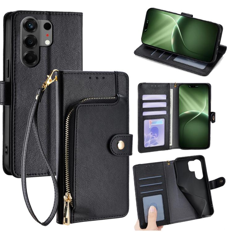 Zipper Bag Leather Phone Case, For Tecno Pova Curve 2 5G, For Tecno Camon 50 Pro 4G, For Tecno Camon 50 4G, For Tecno Pova Slim 5G / Spark Slim 4G, For Tecno Pova 7 Pro, For Tecno Pova 7 5G, For Tecno Spark 40 Pro+ 4G, For Tecno Spark 40 Pro 4G        ...