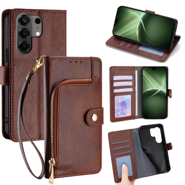 Zipper Bag Leather Phone Case, For Tecno Pova Curve 2 5G, For Tecno Camon 50 Pro 4G, For Tecno Camon 50 4G, For Tecno Pova Slim 5G / Spark Slim 4G, For Tecno Pova 7 Pro, For Tecno Pova 7 5G, For Tecno Spark 40 Pro+ 4G, For Tecno Spark 40 Pro 4G        ...