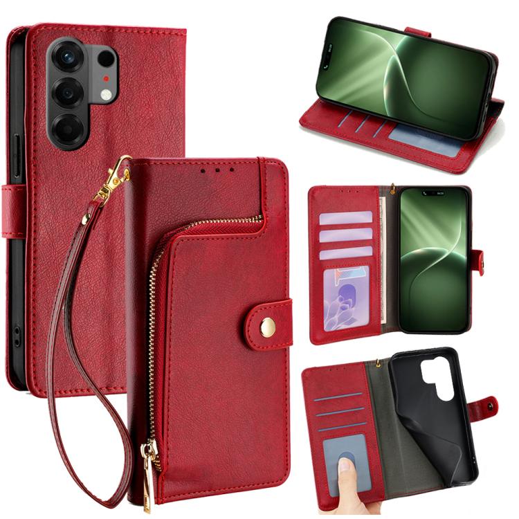 Zipper Bag Leather Phone Case, For Tecno Pova Curve 2 5G, For Tecno Camon 50 Pro 4G, For Tecno Camon 50 4G, For Tecno Pova Slim 5G / Spark Slim 4G, For Tecno Pova 7 Pro, For Tecno Pova 7 5G, For Tecno Spark 40 Pro+ 4G, For Tecno Spark 40 Pro 4G        ...
