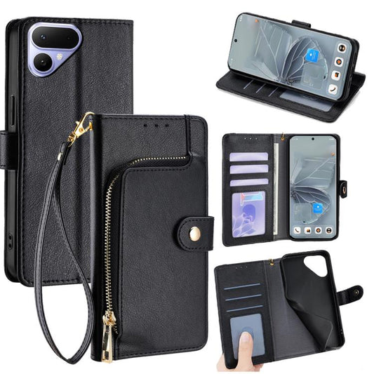 Zipper Bag Leather Phone Case, For Tecno Pova Curve 2 5G, For Tecno Camon 50 Pro 4G, For Tecno Camon 50 4G, For Tecno Pova Slim 5G / Spark Slim 4G, For Tecno Pova 7 Pro, For Tecno Pova 7 5G, For Tecno Spark 40 Pro+ 4G, For Tecno Spark 40 Pro 4G