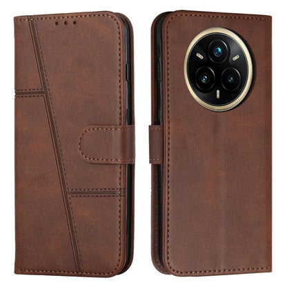 Stitching Calf Texture Buckle Leather Phone Case, For Realme 16T 5G, For Realme P4 Power 5G, For Realme 16 5G, For Realme 16 Pro+ 5G, For Realme 16 Pro 5G, For Realme C85 5G / 15x 5G India, For Realme C85 Pro 4G, For Realme 15T 5G                      ...