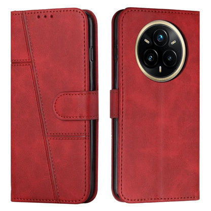 Stitching Calf Texture Buckle Leather Phone Case, For Realme 16T 5G, For Realme P4 Power 5G, For Realme 16 5G, For Realme 16 Pro+ 5G, For Realme 16 Pro 5G, For Realme C85 5G / 15x 5G India, For Realme C85 Pro 4G, For Realme 15T 5G                      ...