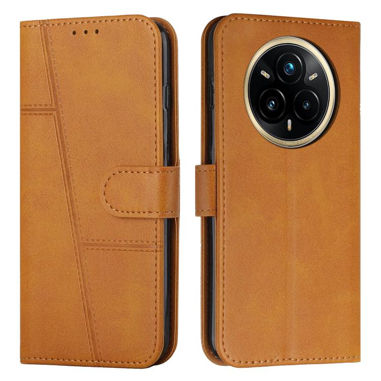 Stitching Calf Texture Buckle Leather Phone Case, For Realme 16T 5G, For Realme P4 Power 5G, For Realme 16 5G, For Realme 16 Pro+ 5G, For Realme 16 Pro 5G, For Realme C85 5G / 15x 5G India, For Realme C85 Pro 4G, For Realme 15T 5G                      ...