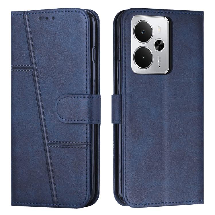 Stitching Calf Texture Buckle Leather Phone Case, For Realme 16T 5G, For Realme P4 Power 5G, For Realme 16 5G, For Realme 16 Pro+ 5G, For Realme 16 Pro 5G, For Realme C85 5G / 15x 5G India, For Realme C85 Pro 4G, For Realme 15T 5G                      ...