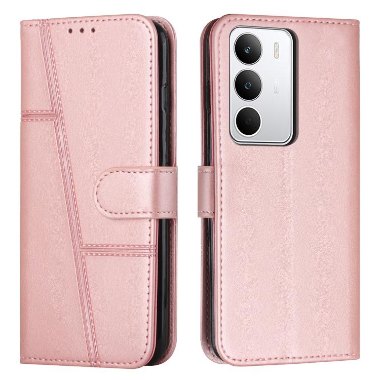 Stitching Calf Texture Buckle Leather Phone Case, For Realme 16T 5G, For Realme P4 Power 5G, For Realme 16 5G, For Realme 16 Pro+ 5G, For Realme 16 Pro 5G, For Realme C85 5G / 15x 5G India, For Realme C85 Pro 4G, For Realme 15T 5G                      ...