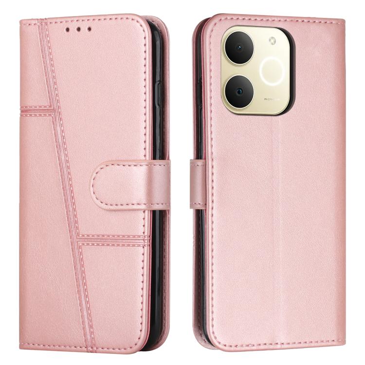 Stitching Calf Texture Buckle Leather Phone Case, For Realme 16T 5G, For Realme P4 Power 5G, For Realme 16 5G, For Realme 16 Pro+ 5G, For Realme 16 Pro 5G, For Realme C85 5G / 15x 5G India, For Realme C85 Pro 4G, For Realme 15T 5G                      ...