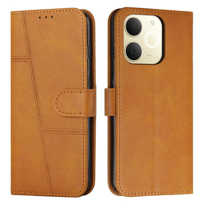 Stitching Calf Texture Buckle Leather Phone Case, For Realme 16T 5G, For Realme P4 Power 5G, For Realme 16 5G, For Realme 16 Pro+ 5G, For Realme 16 Pro 5G, For Realme C85 5G / 15x 5G India, For Realme C85 Pro 4G, For Realme 15T 5G                      ...