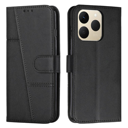 Stitching Calf Texture Buckle Leather Phone Case, For Realme 16T 5G, For Realme P4 Power 5G, For Realme 16 5G, For Realme 16 Pro+ 5G, For Realme 16 Pro 5G, For Realme C85 5G / 15x 5G India, For Realme C85 Pro 4G, For Realme 15T 5G                      ...