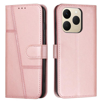 Stitching Calf Texture Buckle Leather Phone Case, For Realme 16T 5G, For Realme P4 Power 5G, For Realme 16 5G, For Realme 16 Pro+ 5G, For Realme 16 Pro 5G, For Realme C85 5G / 15x 5G India, For Realme C85 Pro 4G, For Realme 15T 5G                      ...