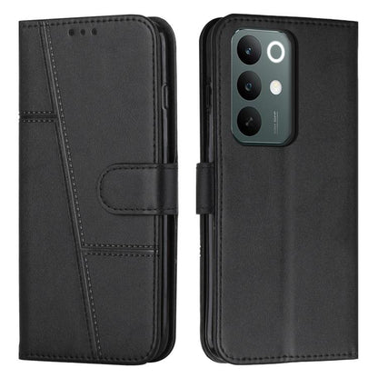 Stitching Calf Texture Buckle Leather Phone Case, For Realme 16T 5G, For Realme P4 Power 5G, For Realme 16 5G, For Realme 16 Pro+ 5G, For Realme 16 Pro 5G, For Realme C85 5G / 15x 5G India, For Realme C85 Pro 4G, For Realme 15T 5G                      ...