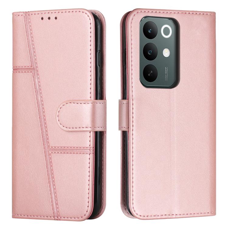 Stitching Calf Texture Buckle Leather Phone Case, For Realme 16T 5G, For Realme P4 Power 5G, For Realme 16 5G, For Realme 16 Pro+ 5G, For Realme 16 Pro 5G, For Realme C85 5G / 15x 5G India, For Realme C85 Pro 4G, For Realme 15T 5G                      ...