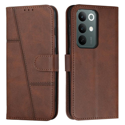 Stitching Calf Texture Buckle Leather Phone Case, For Realme 16T 5G, For Realme P4 Power 5G, For Realme 16 5G, For Realme 16 Pro+ 5G, For Realme 16 Pro 5G, For Realme C85 5G / 15x 5G India, For Realme C85 Pro 4G, For Realme 15T 5G                      ...